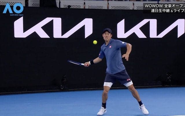 アリーナがどよめいた！ 錦織圭の“高速ウィナー”に場内喝采…時速152キロを計測「よくかわしながら…」放送席も称賛