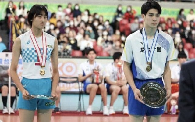 【バレー】春高バレー個人賞　最優秀選手賞に川野琢磨（駿台学園）と秋本美空（共栄学園）