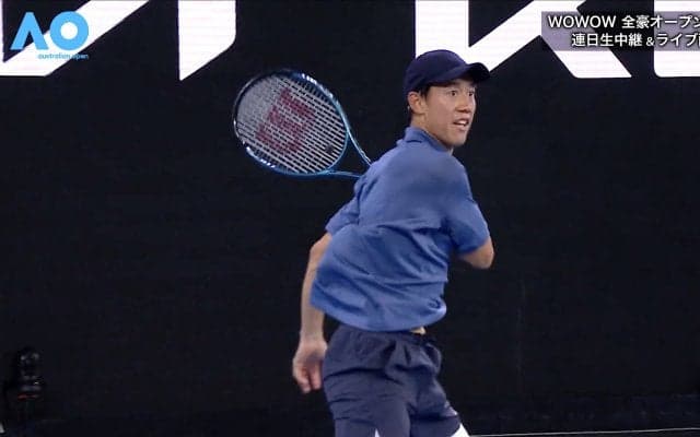 錦織圭も思わず「カモン！」 逆を突く“技ありショット”に対戦相手は愕然…アリーナが熱狂した会心の一打