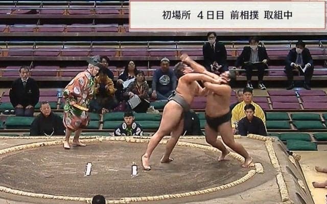元横綱・武蔵丸のおい、“たった2発”の衝撃パワーで本領発揮 破壊力に館内どよめき