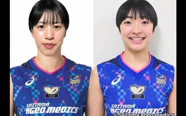 【バレー】埼玉上尾　井城青空（大阪国際大）と小山明（下北沢成徳高）の入団を発表　SV女子
