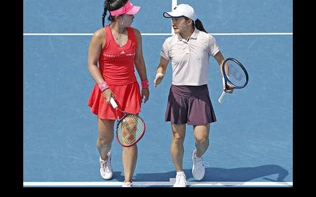 青山/穂積ペア 全豪OP2回戦敗退