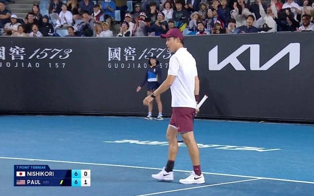 日本人観客も熱狂！錦織圭、“パッシングショット”の精度が「エグすぎる」 世界11位を翻弄した会心の一打