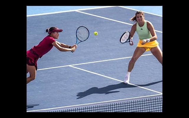 二宮/エイケリ組 全豪OP2回戦敗退