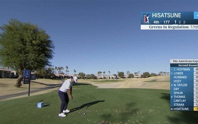 【動画】久常涼があわやホールインワンのスーパーショット【ザ・アメリカンエキスプレス2日目】