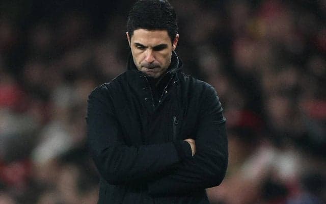 2点差追いつかれてのドローにアルテタ監督、リバプールとの選手層の違いを吐露