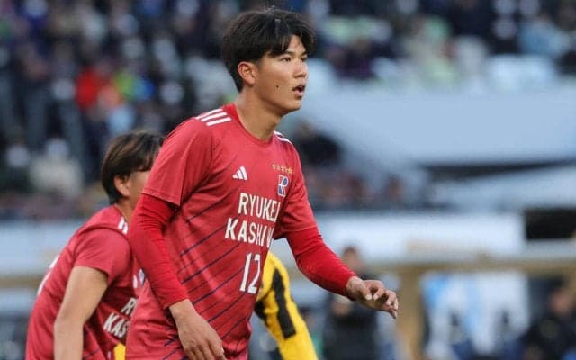 湘南でのプロ入りを前に…流経大柏DF松本果成が全国高校サッカー選手権で負傷