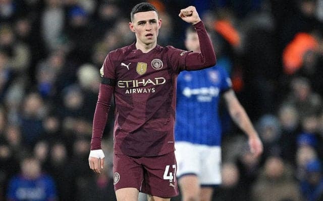 シティがフォーデン2G1Aなど圧巻6ゴールでイプスウィッチ粉砕！　リーグ暫定4位浮上でPSGとの大一番へ弾み【プレミアリーグ】