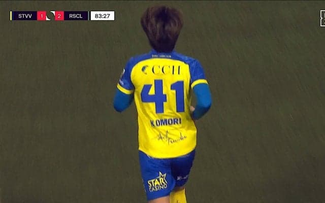 驚速！J2得点王の小森飛絢、“爆速スプリント”にGK狼狽 衝撃のベルギーデビュー「自分が取れるように」初ゴールに意欲