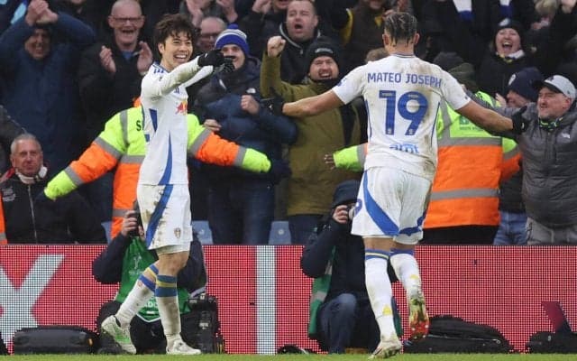 リーズ田中碧が芸術的バックヒールで2戦連発！　「他クラブが興味を示すのも無理ない」と現地メディア評も上々