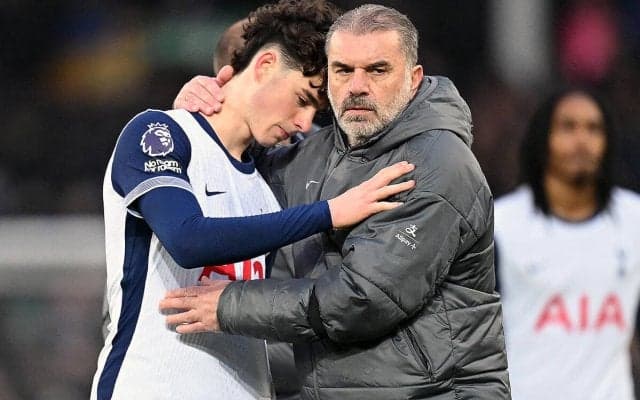 今季ワースト3連敗で6戦未勝利のスパーズ、ポステコグルー監督は機能せずの布陣変更、負傷者の状況を説明