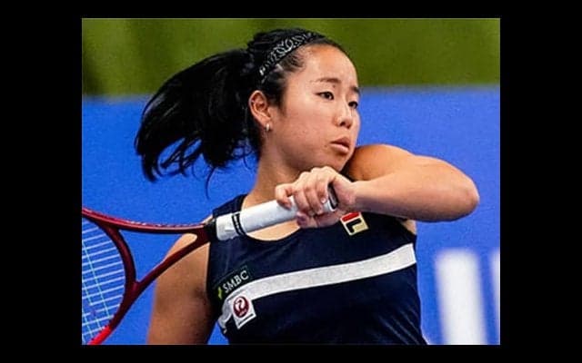  上地結衣 日本勢対決制し初戦突破 