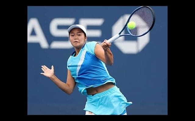  園部八奏 快勝で全豪Jr16強 