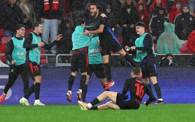 ハフィーニャ劇的ラストプレー弾のバルセロナが9ゴール生まれたベンフィカとの壮絶打ち合い制す【CL】