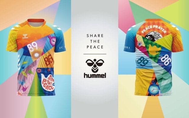 ヒュンメルが10年間におよぶ平和の取り組みをマッシュアップ！ 被爆80年の2025年、チャリティユニとして発売…売上の一部は平和学習に