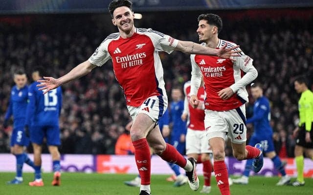 3発快勝のアーセナルが3位キープ！　ハヴァーツ1G1Aにマルティネッリが躍動【CL】