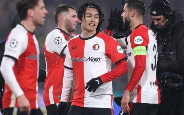 上田綺世がバイエルン相手にダメ押しゴール、猛攻凌いだフェイエノールトが金星でリーグフェーズ突破【CL】