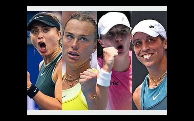 全豪OP女子4強出揃う