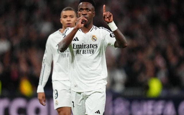 ヴィニシウスがマドリーで通算100得点目！2ゴールでのCL白星貢献に「勝利とゴールに満足している」