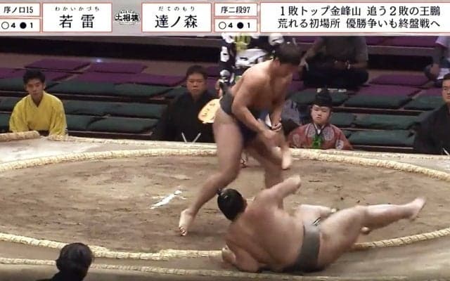 「このレベルにいる力士じゃない」17歳の序ノ口力士、191センチの“格上”の巨体を軽々ゴロン 驚きの声
