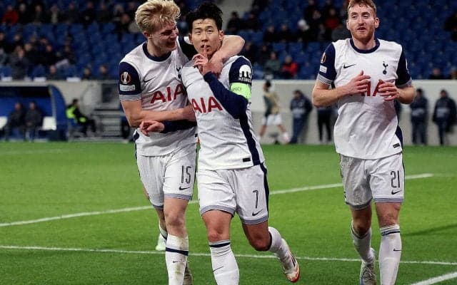ソン・フンミン2発のスパーズがホッフェンハイムに競り勝ってトップ8返り咲き！【EL】