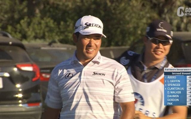 【動画】松山英樹が見事なショートゲームであがり2ホール連続バーディ！暫定首位はグリフィンとオーバーグ【ファーマーズインシュランスオープン2日目】