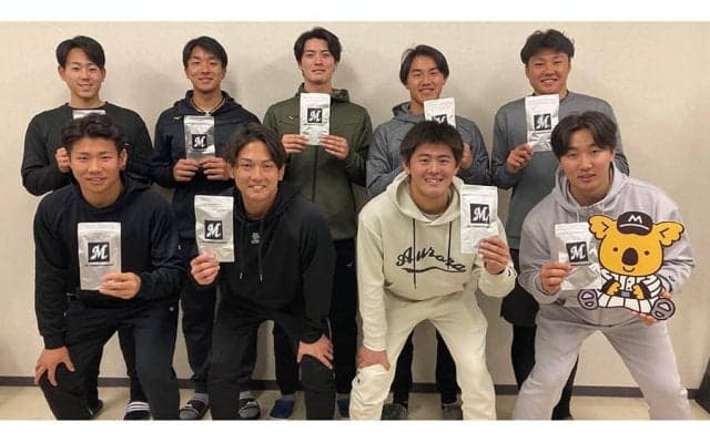 ロッテ、新人9人が「噛む力」を測定　ドラ1西川「平均よりも強かった」