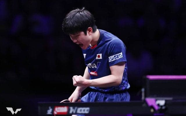 張本智和、王者が有延大夢に勝利で連覇へ向けて準々決勝進出　松島輝空、篠塚大登らも8強入りで優勝争い参戦か【全日本選手権2025】