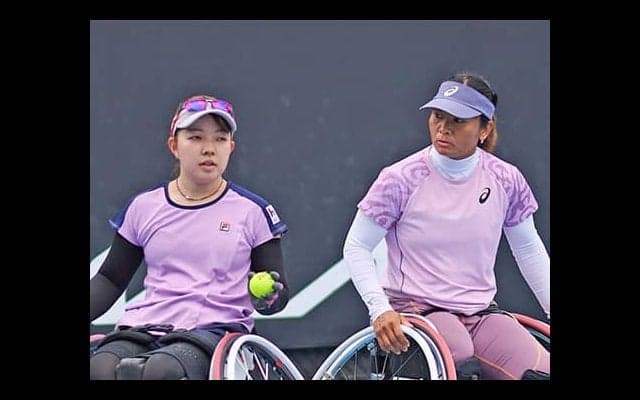  田中愛美 全豪OP複で準V 