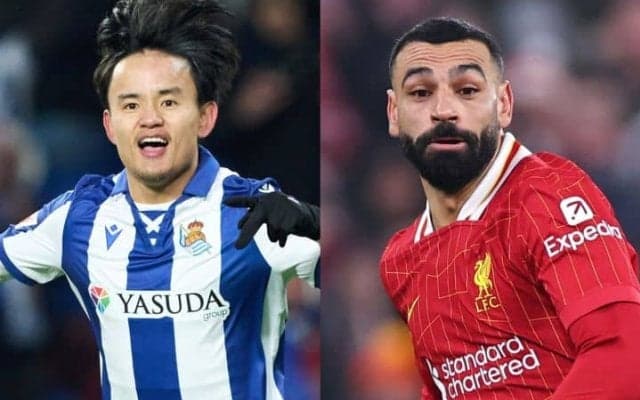 囁かれ続ける久保建英のリバプール移籍　英メディアはサラーとの“違い”を強調「クボは独自のスタイルを加え、新しい役割を作り上げる」