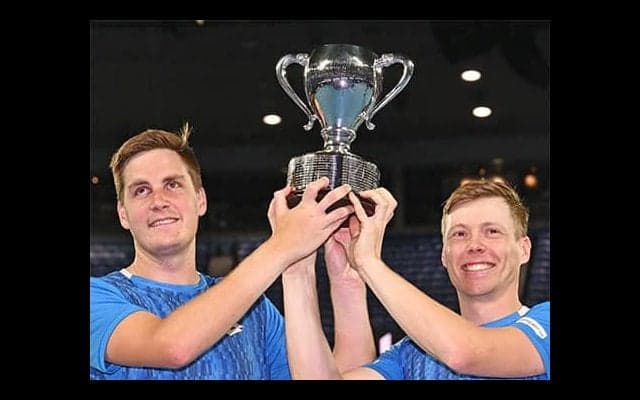 3時間超の激闘制し全豪OP複初V