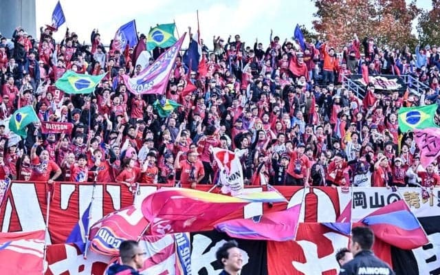 「どう見ても一人だけラグビー選手なんよ」J1初昇格・岡山の怪物FWルカオの「対鹿島アントラーズ戦ゴール映像」公開にファン震撼！「半端なさすぎる」「強すぎる」と驚愕の声