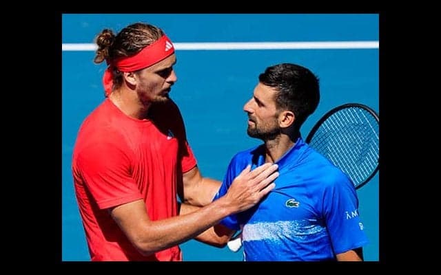 ジョコ、準Vズベレフを激励