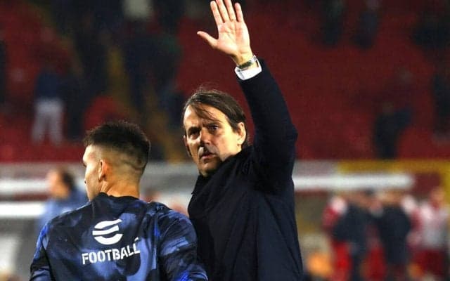 「選手やクラブに感謝」インザーギ監督がセリエA史上最速の200勝達成！ 4発大勝でチーム力に手応え「一歩も譲らず続けなければ」