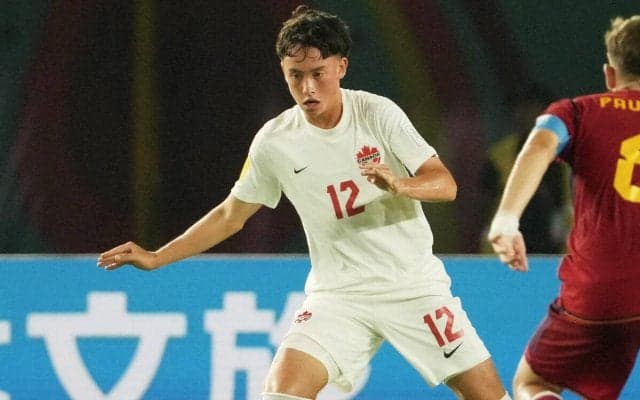 カナダ代表としてU-17W杯2023に出場…中国系の18歳DFエイダン・フォンが中国2部クラブへ移籍、帰化手続きも進行中