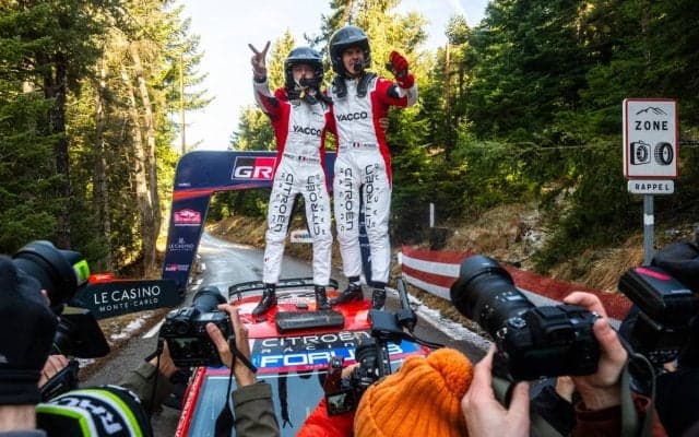 WRCモンテカルロ：WRC2部門はヨアン・ロッセルが勝利