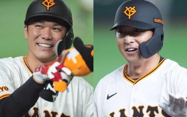 限定ユニ着た“巨人の名コンビ”「カッコよすぎる」　激シブ2SにG党歓喜「絵になる」