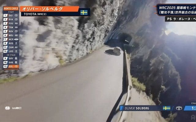 「入っちゃうんだ！」「映画じゃん」世界最速ラリーカーにドローンが“超接近” トンネル潜入のド迫力空撮に反響続々