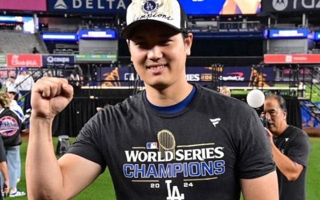 「何でもできる」LA消防隊員を激励した大谷翔平に反響拡大　消防車の運転披露で日米ファン驚愕「これで“三刀流”の誕生だ」