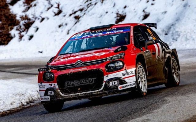 WRCモンテカルロの「FORUM8 WRC2 Most Stage Wins Award」はヨアン・ロッセル／アルノー・デュナン組組が受賞