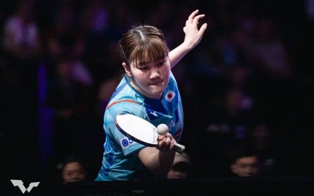 大藤沙月、圧勝の20歳が振り返った初陣「1試合目ということで……」　ハードスケジュールにも笑顔、次戦は40歳のベテランと対戦へ【シンガポールスマッシュ】