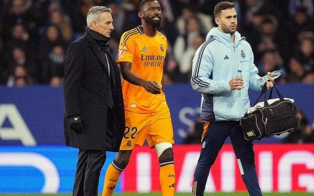 マドリーに痛手…リュディガーは3週間程度の離脱でダービー＆CLシティ戦欠場へ