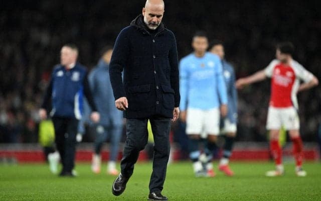 アーセナルに5失点惨敗もグアルディオラ監督｢悔やんでいるのは終盤の25分｣