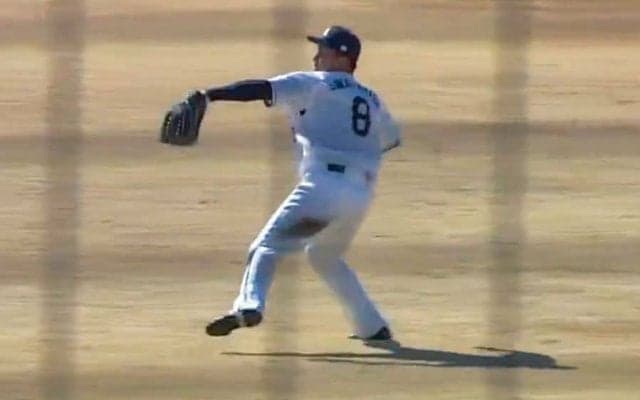 西武ドラ2の衝撃レーザー「肩えぐい」　強風切り裂く一投…実況も思わず唸った「おおぉ！」