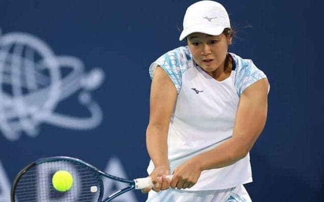 17歳の園部八奏、元世界2位のジャバーと渡り合うもストレートで敗れ2回戦敗退[アブダビ・オープン]