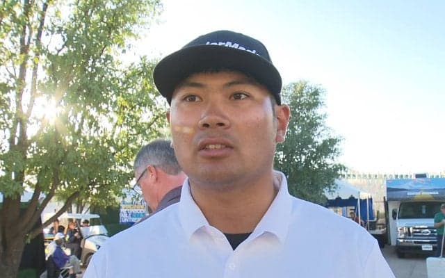 久常涼「難しいところに打ってしまった」　グリーンの硬さに苦しめられ暫定92位