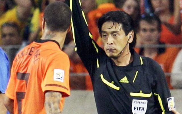 元ワールドカップ主審・西村雄一が賞賛されたブラジル代表MFへの一発レッドカード「あれを見逃していたら...」