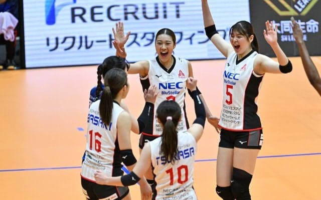 SVリーグ女子　首位大阪MVを追いかけるNEC川崎、SAGA久光が連勝