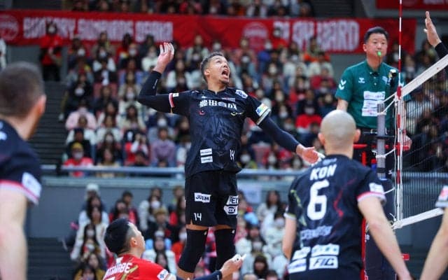 SVリーグ男子　WD名古屋がサントリーとの上位対決を制して2位に浮上