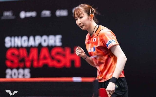 早田ひなが5位、張本美和が6位、大藤沙月がシンガポールで元世界1位に敗れて8位｜卓球女子世界ランキング（2025年第7週）